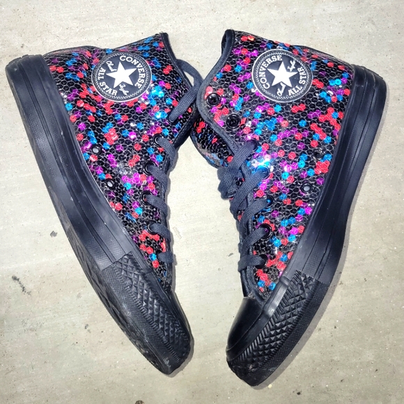 Converse Chuck Taylor All Star Sequin Sneakers - Picture 1 of 16